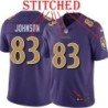 Purple Alternate Legend Patrick / Ron Johnson Jersey Baltimore Ravens #83