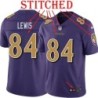 Purple Alternate Legend Jermaine Lewis Jersey Baltimore Ravens #84