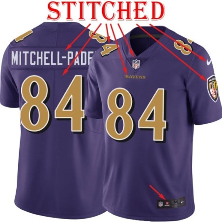 Purple Alternate Legend Zaire Mitchell-Paden Jersey Baltimore Ravens #84