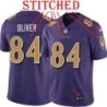 Purple Alternate Legend Josh Oliver Jersey Baltimore Ravens #84