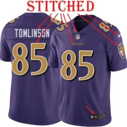 Purple Alternate Legend Eric Tomlinson Jersey Baltimore Ravens #85