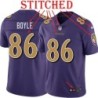 Purple Alternate Legend Nick Boyle Jersey Baltimore Ravens #86