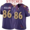 Purple Alternate Legend Konrad Reuland Jersey Baltimore Ravens #86