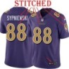 Purple Alternate Legend Quinn Sypniewski Jersey Baltimore Ravens #88