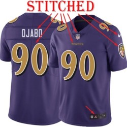 Purple Alternate Legend David Ojabo Jersey Baltimore Ravens #90