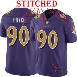 Purple Alternate Legend Trevor Pryce Jersey Baltimore Ravens #90