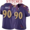 Purple Alternate Legend Trevor Pryce Jersey Baltimore Ravens #90