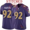 Purple Alternate Legend Bronson Kaufusi Jersey Baltimore Ravens #92