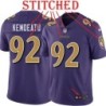 Purple Alternate Legend Ma'ake Kemoeatu Jersey Baltimore Ravens #92