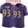 Purple Alternate Legend DeAngelo Tyson Jersey Baltimore Ravens #93