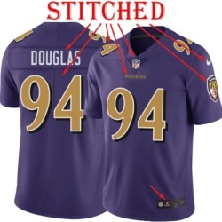 Purple Alternate Legend Marques Douglas Jersey Baltimore Ravens #94