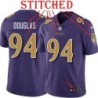Purple Alternate Legend Marques Douglas Jersey Baltimore Ravens #94