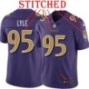 Purple Alternate Legend Rick Lyle Jersey Baltimore Ravens #95