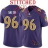 Purple Alternate Legend Fernando Smith Jersey Baltimore Ravens #96