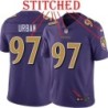 Purple Alternate Legend Brent Urban Jersey Baltimore Ravens #97