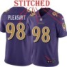 Purple Alternate Legend Anthony Pleasant Jersey Baltimore Ravens #98