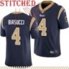 Navy Throwback Dean Biasucci Jersey Los Angeles Rams #4