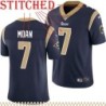 Navy Throwback Kelly Moan Jersey Los Angeles Rams #7