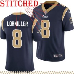 Navy Throwback Chip Lohmiller Jersey Los Angeles Rams #8
