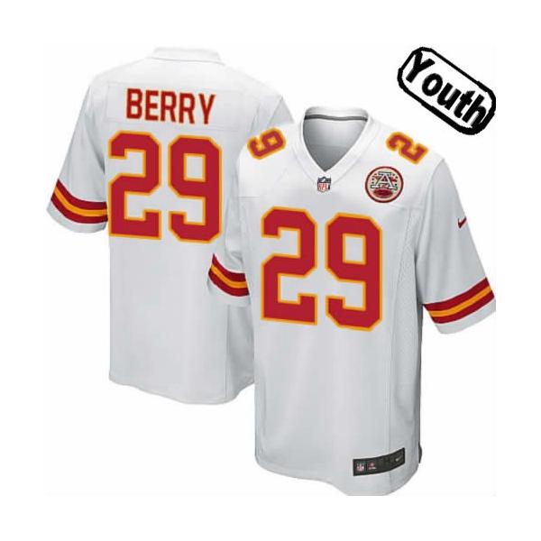 Eric Berry KC Youth Football Jersey(Red 