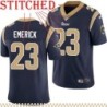 Navy Throwback Bob Emerick Jersey Los Angeles Rams #23