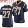 Navy Throwback Darrell Henderson Jersey Los Angeles Rams #27