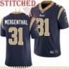Navy Throwback Art Mergenthal Jersey Los Angeles Rams #31