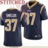 Navy Throwback Sam Shields Jersey Los Angeles Rams #37