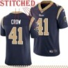 Navy Throwback Lindon Crow Jersey Los Angeles Rams #41