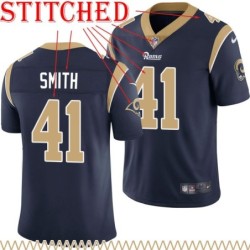 Navy Throwback Ron Smith Jersey Los Angeles Rams #41