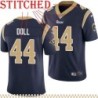 Navy Throwback Don Doll Jersey Los Angeles Rams #44
