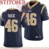 Navy Throwback Steve Sucic Jersey Los Angeles Rams #46