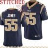 Navy Throwback Robert Jones Jersey Los Angeles Rams #55