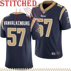 Navy Throwback Zach VanValkenburg Jersey Los Angeles Rams #57