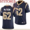 Navy Throwback Bud McFadin Jersey Los Angeles Rams #62