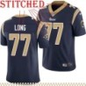 Navy Throwback Jake Long Jersey Los Angeles Rams #77