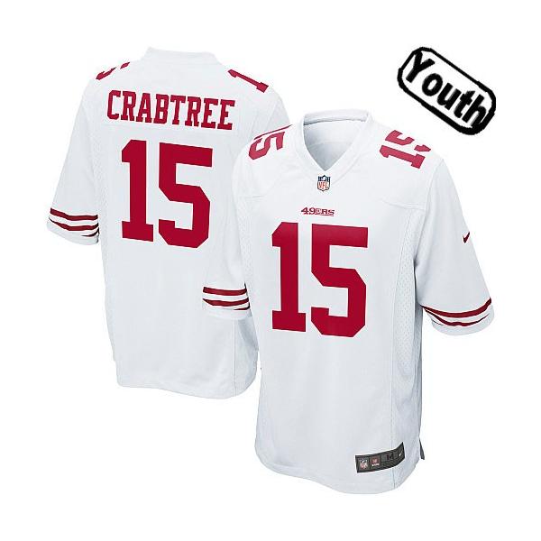 SF Youth Football Jersey(White 