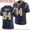 Navy Throwback Chuck Scott Jersey Los Angeles Rams #84