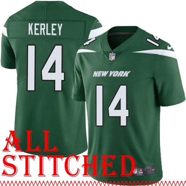 Green Home Jeremy Kerley Jersey New York Jets #14