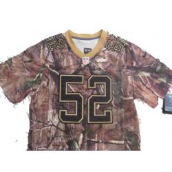 R.LEWIS camo football jersey - Baltimore #52 camo jersey by NEW