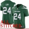 Green Home Ty Law Jersey New York Jets #24