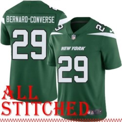 Green Home Jarrick Bernard-Converse Jersey New York Jets #29
