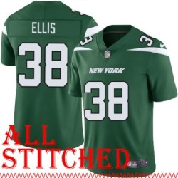 Green Home Kwame Ellis Jersey New York Jets #38