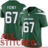 Green Home Dan Feeney Jersey New York Jets #67