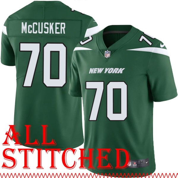 Green Home Jim McCusker Jersey New York Jets #70