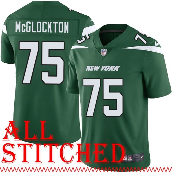 Green Home Chester McGlockton Jersey New York Jets #75