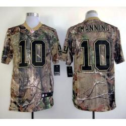Eli Manning camo football jersey - NY-G #10 camo jersey by NEW