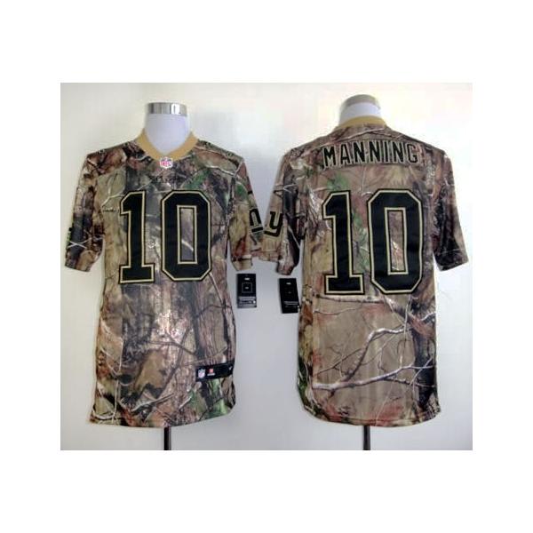 Eli Manning camo football jersey - NY-G #10 camo jersey by NEW