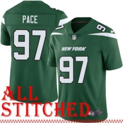 Green Home Calvin Pace Jersey New York Jets #97