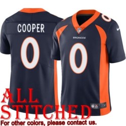 Navy Alternate Jonathon Cooper Jersey Denver Broncos #0
